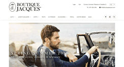Desktop Screenshot of boutiquejacques.com